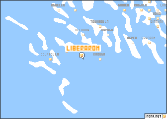 map of Libérarom