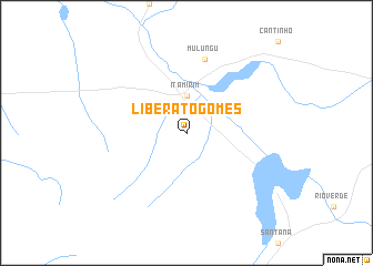 map of Liberato Gomes