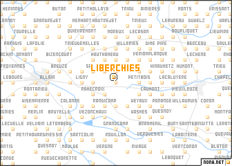 map of Liberchies