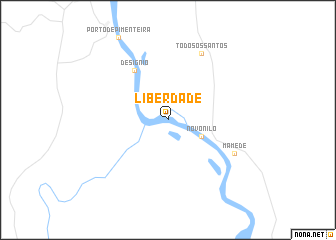 map of Liberdade