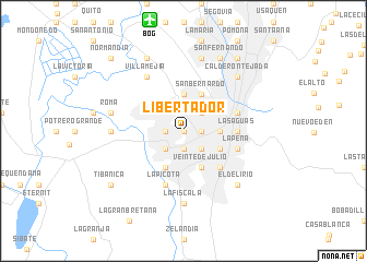 map of Libertador