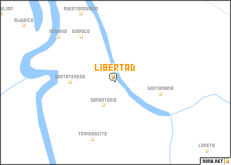 map of Libertad