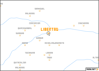 map of Libertad