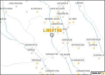 map of Libertad