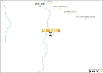 map of Libertad