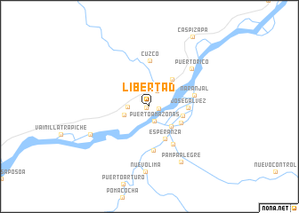 map of Libertad