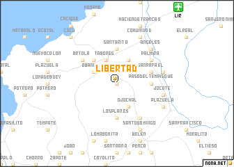 map of Libertad