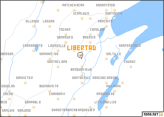 map of Libertad