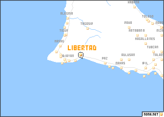 map of Libertad
