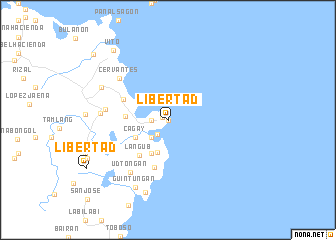 map of Libertad