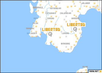 map of Libertad