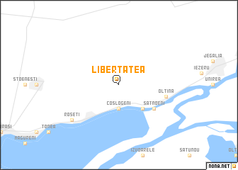 map of Libertatea