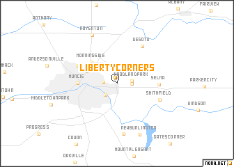 map of Liberty Corners