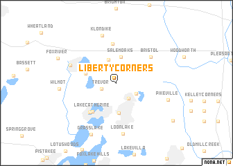 map of Liberty Corners