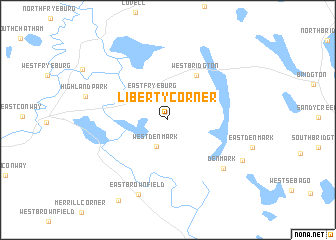 map of Liberty Corner