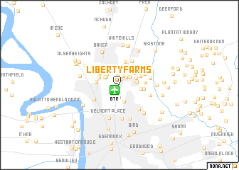 map of Liberty Farms