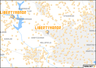 map of Liberty Manor