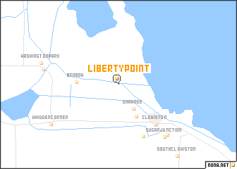 map of Liberty Point