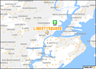 map of Liberty Square