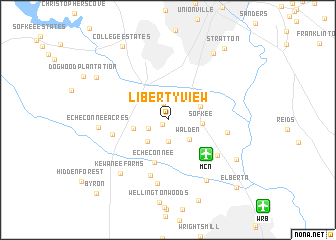 map of Liberty View