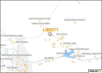 map of Liberty