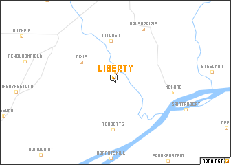 map of Liberty