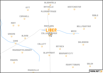 map of Liber