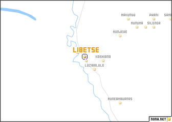 map of Libetse