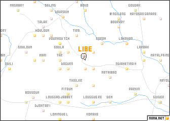 map of Libé