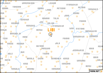 map of Libi