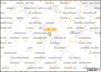 map of Liblar