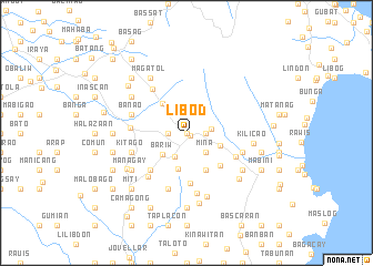 map of Libod