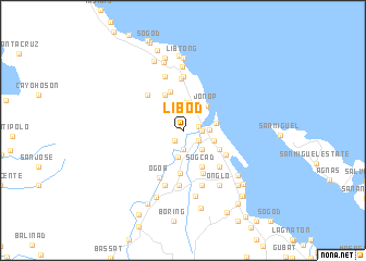 map of Libod