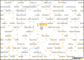 map of Libois