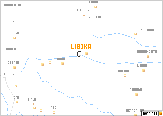 map of Liboka