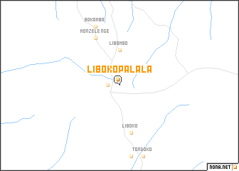 map of Liboko-Palala