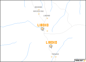 map of Liboko