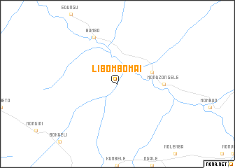 map of Libombo-Mai