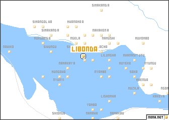 map of Libonda