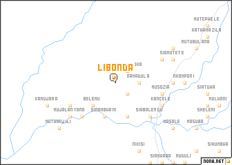 map of Libonda