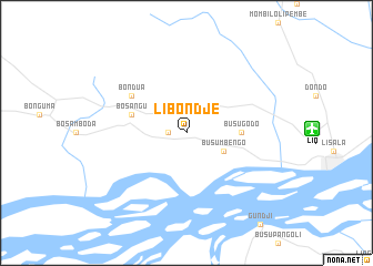 map of Libondje