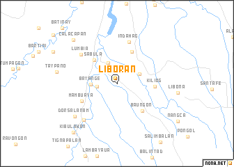 map of Liboran