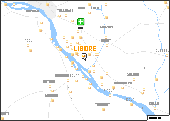 map of Liboré