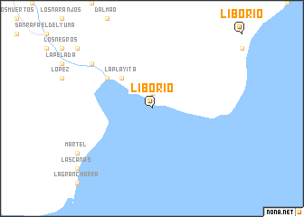 map of Liborio