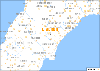map of Liboron