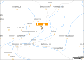 map of Libotin