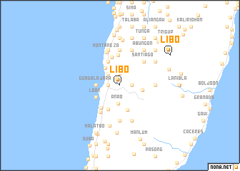 map of Libo