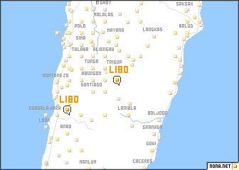 map of Libo