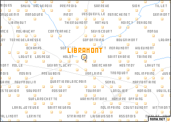 map of Libramont