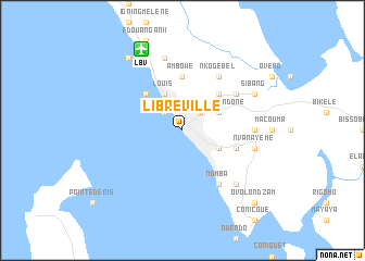 map of Libreville